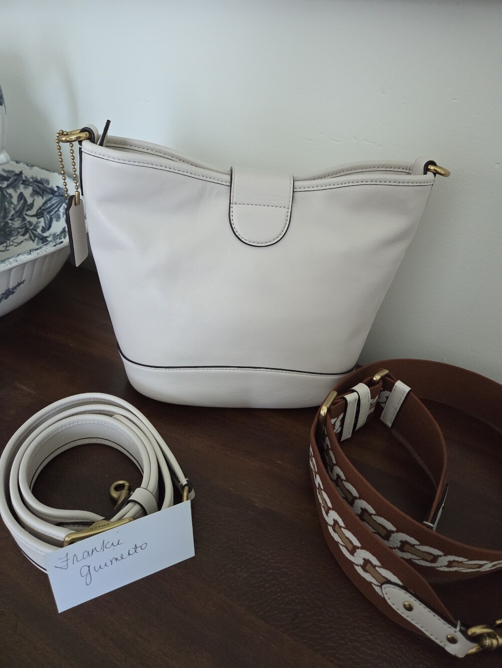 Coach Tali Bucket Bag Color: Chalk - Picture 2 of 8